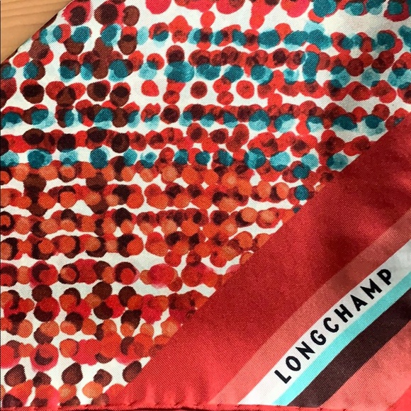 Longchamp Accessories - New Price!! Longchamp Silk Scarf